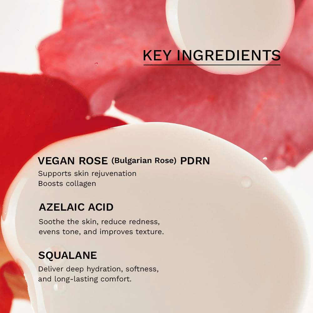 Haruharu Wonder Rose PDRN Soothing Serum mit veganem PDRN aus bulgarischer Rose, Azelainsäure und squalane