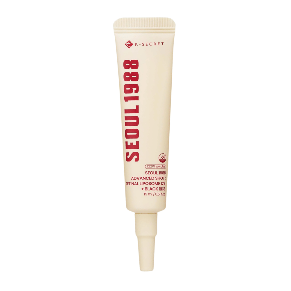 K-SECRET SEOUL 1988 Advanced Shot Retinal Liposome 12% + Black Rice 15 ml – koreanische Retinalbehandlung in der Tube.