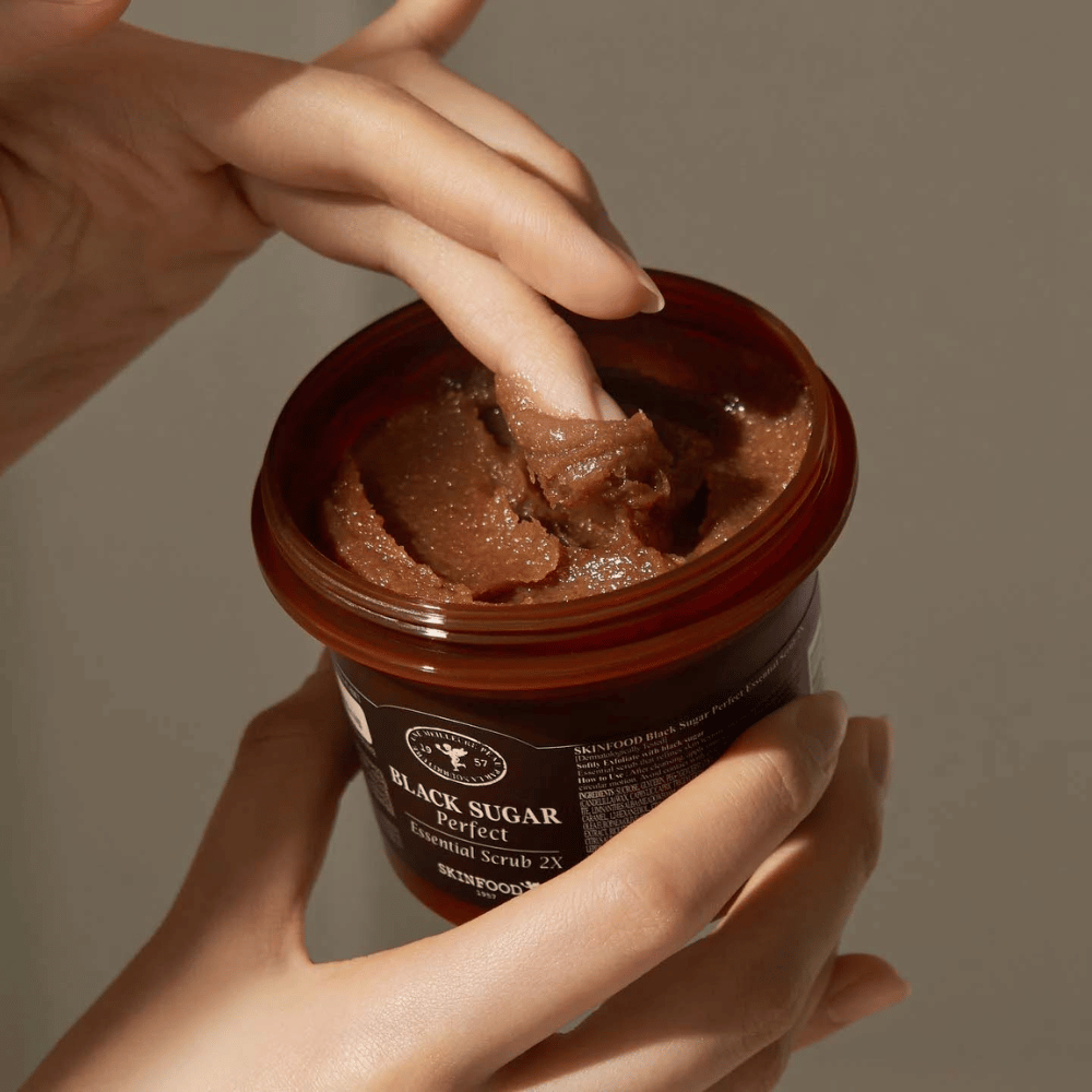 Schlüsselwörter: SKINFOOD Black Sugar Perfect Essential Scrub 2X 210g