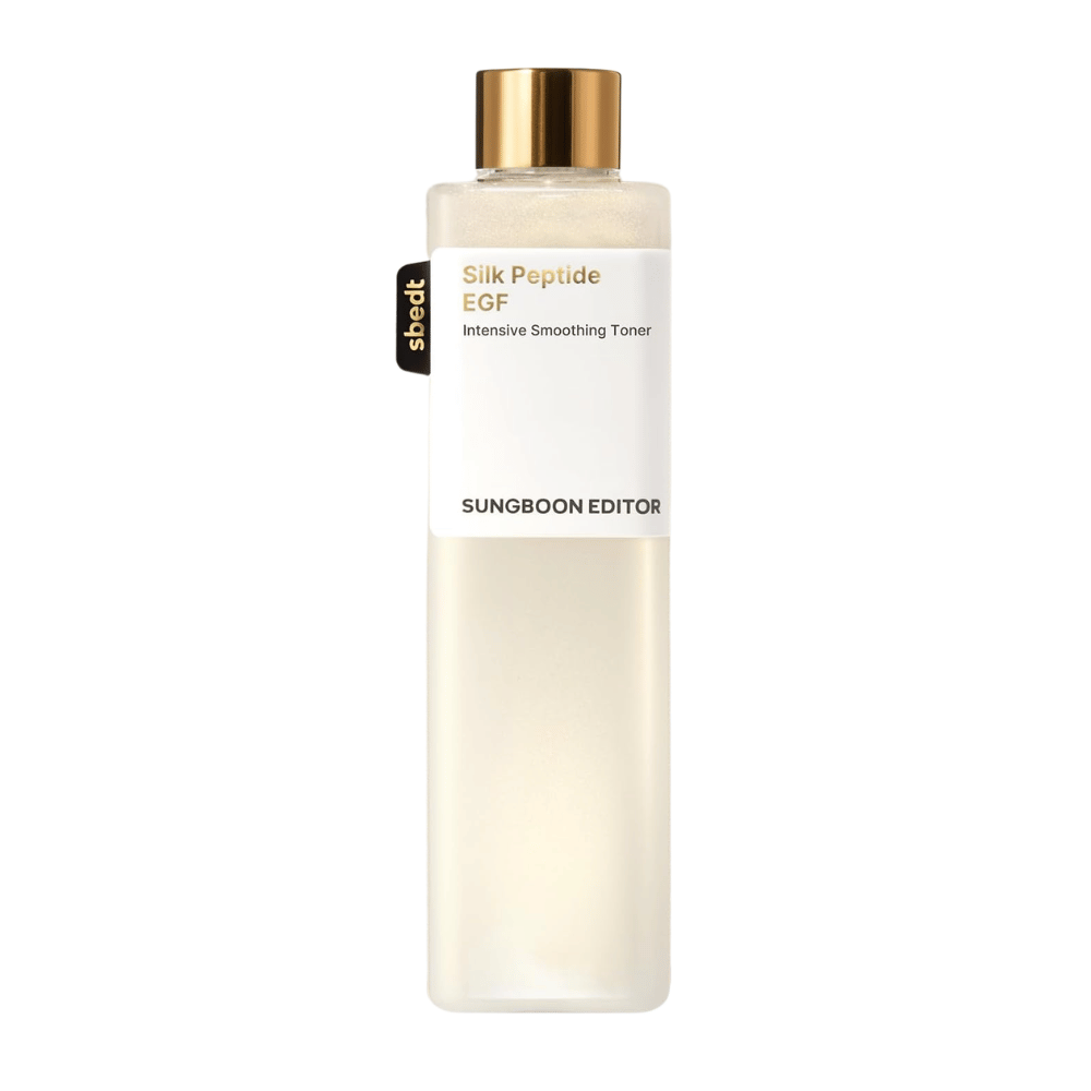 1. SUNGBOON EDITOR Silk Peptide EGF Intensive Smoothing Toner – Produktbild von gesichtswasser
