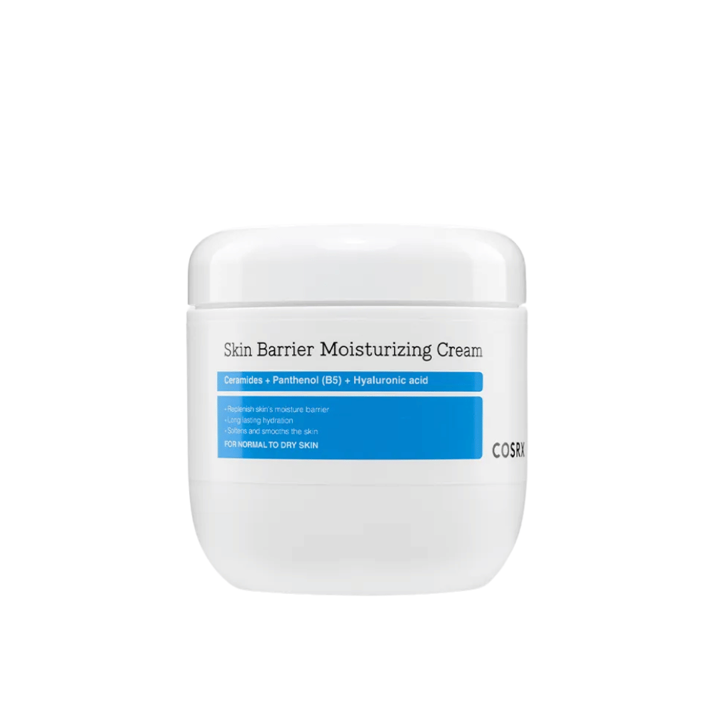 Produktbild von COSRX Skin Barrier Moisturizing Cream – intensiv feuchtigkeitsspendende Creme mit Ceramiden, Panthenol und Hyaluronsäure.