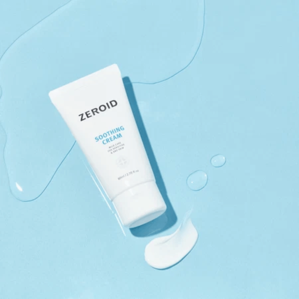 ZEROID Soothing Cream mit beruhigender und feuchtigkeitsspendender Formel für empfindliche und trockene Haut