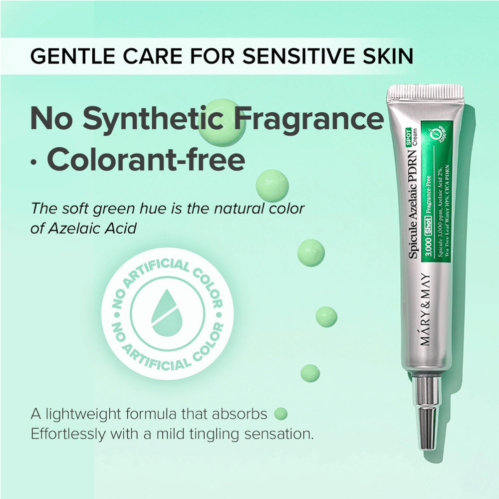 Mary&May Spicule Azelaic PDRN Spot Cream – parfümfreie Punktcreme mit Azelainsäure