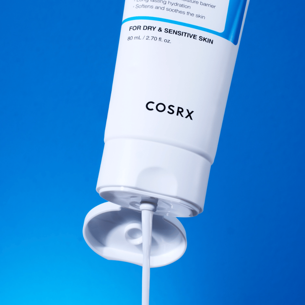 COSRX The Ceramide Skin Barrier Moisturizer mit Creme-Textur – barriereverstärkende Gesichtscreme, die langanhaltende Feuchtigkeit spendet und empfindliche Haut beruhigt.