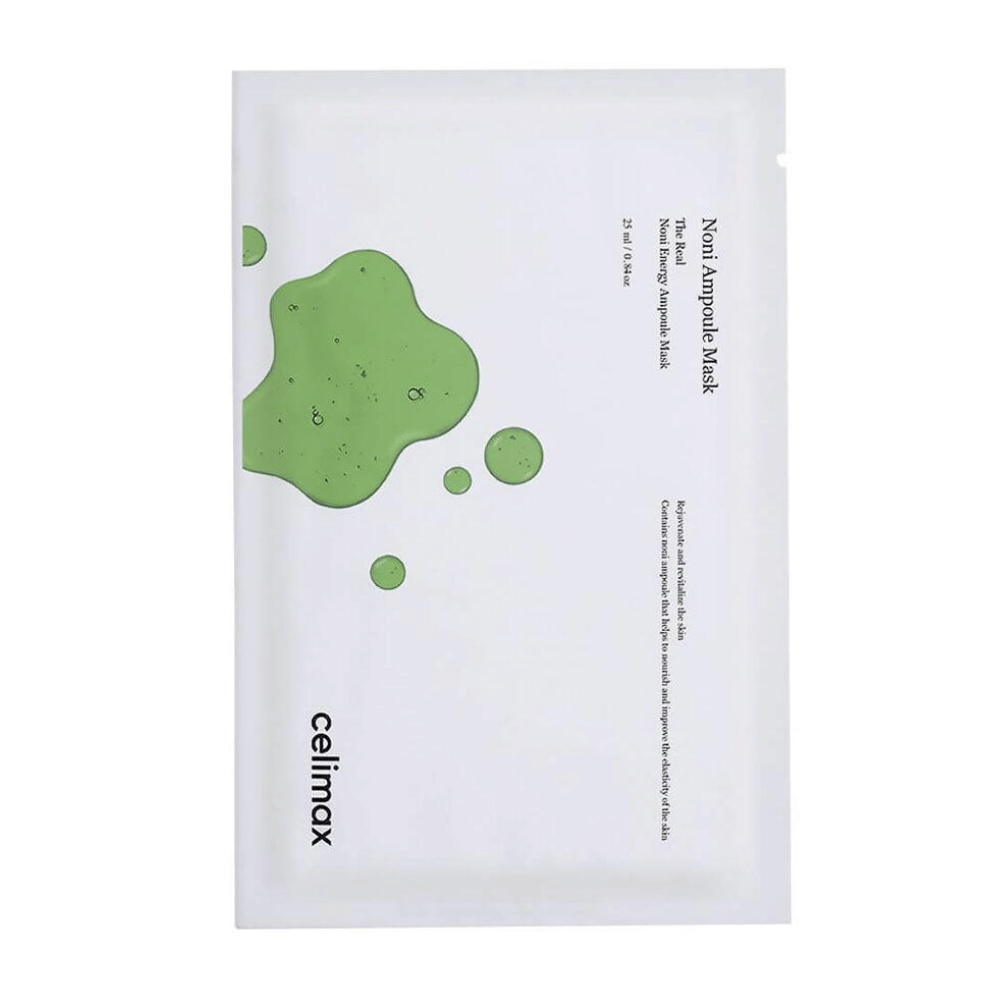 The Real Noni Ampoule Mask von Celimax ist eine feuchtigkeitsspendende Gesichtsmaske, die hilft, die Elastizität und Struktur der Haut zu verbessern. Angereichert mit Noni-Extrakt, bietet diese Maske intensive Pflege und verleiht der Haut einen frischen Glanz. Perfekt für eine erfrischende und beruhigende Hautpflegebehandlung!
