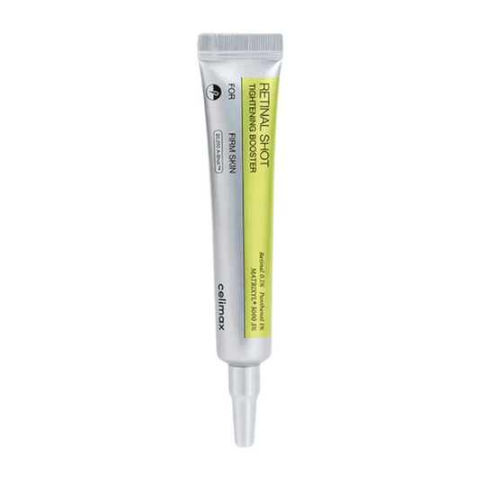 Erhalten Sie eine festere und jugendlichere Haut mit Celimax Vita A Retinal Shot Tightening Booster. Diese effektive Formel mit Retinal hilft, die Sichtbarkeit von Falten zu reduzieren und die Elastizität der Haut zu erhöhen. Perfekt, um Ihrer Haut die Pflege zu geben, die sie verdient!