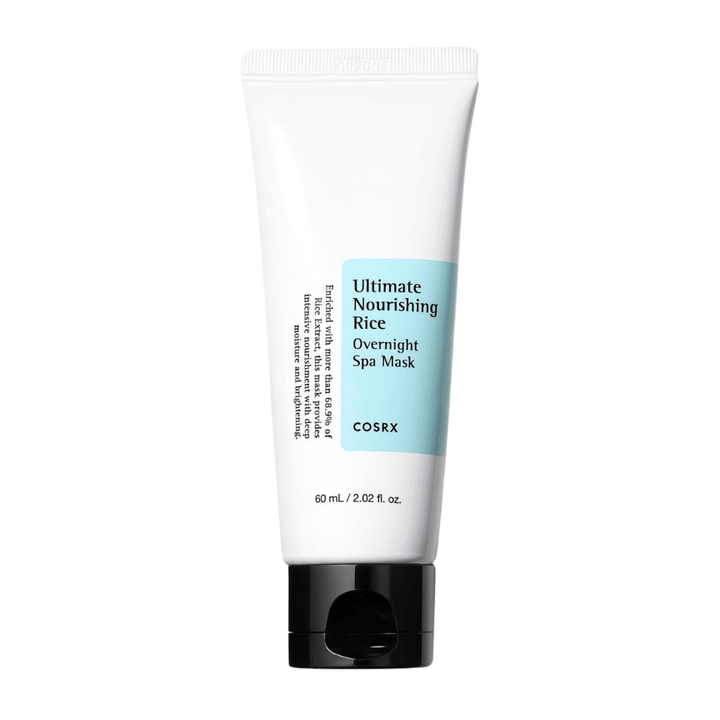 COSRX Ultimate Nourishing Rice Overnight Spa Mask 60 ml Schlafmaske mit Reisextrakt für hydratisierte und klare Haut