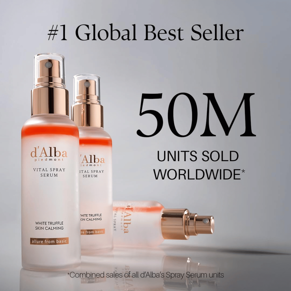 d'Alba White Truffle Vital Spray Serum – meistverkauftes Spray-Serum der koreanischen Marke d'Alba