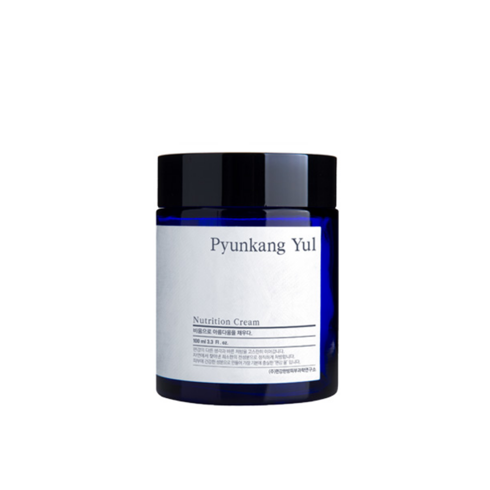 Eine Dose Pyunkang Yul Nutrition Cream 100ml auf weißem Hintergrund.