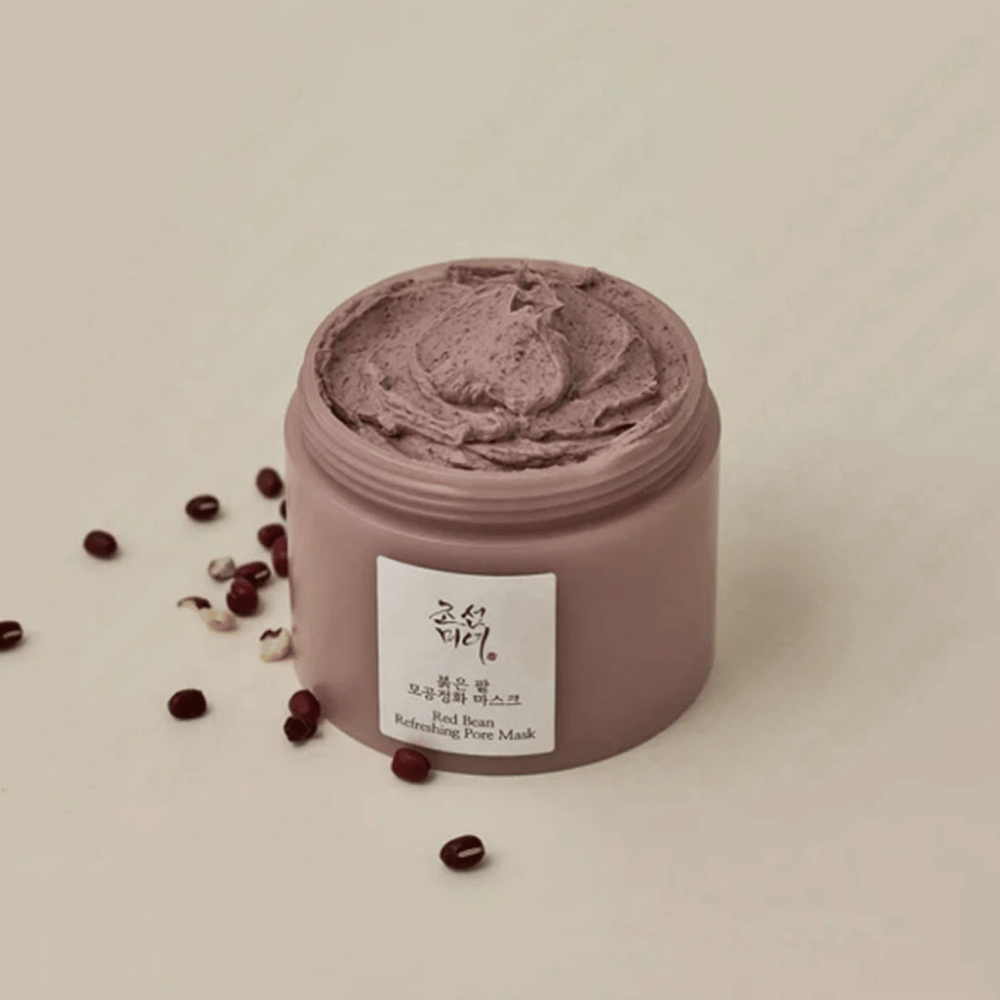 Eine Dose Red Bean Refreshing Pore Mask 140ml von Beauty of Joseon mit Mitesser.