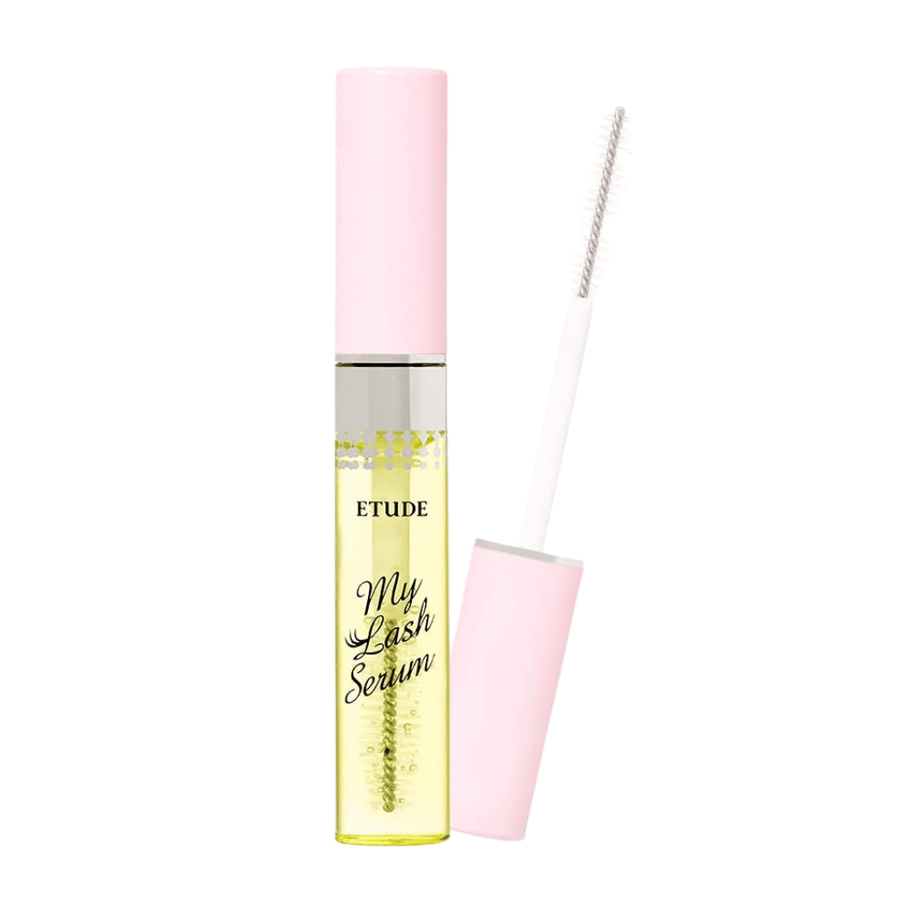 Eine Flasche ETUDE's My Lash Serum 9g mit rosa Deckel.
