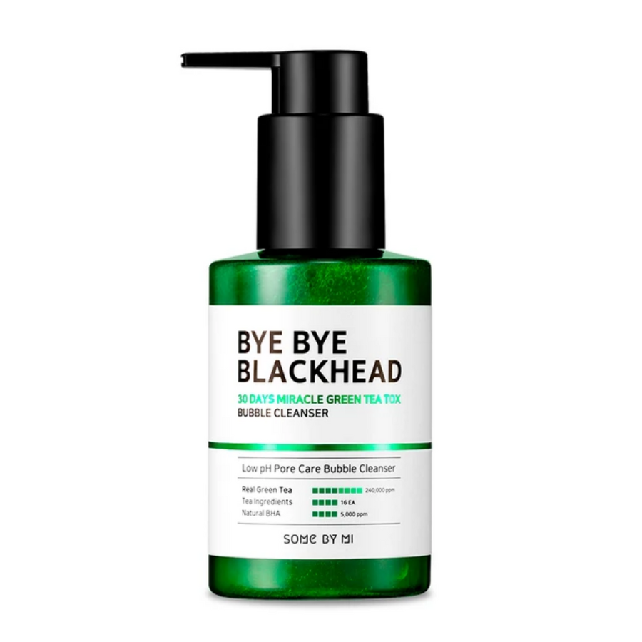 Bye Bye Blackhead 30 Days Miracle Green Tea Tox Bubble Cleanser 120g från SOME BY MI för hudvård.