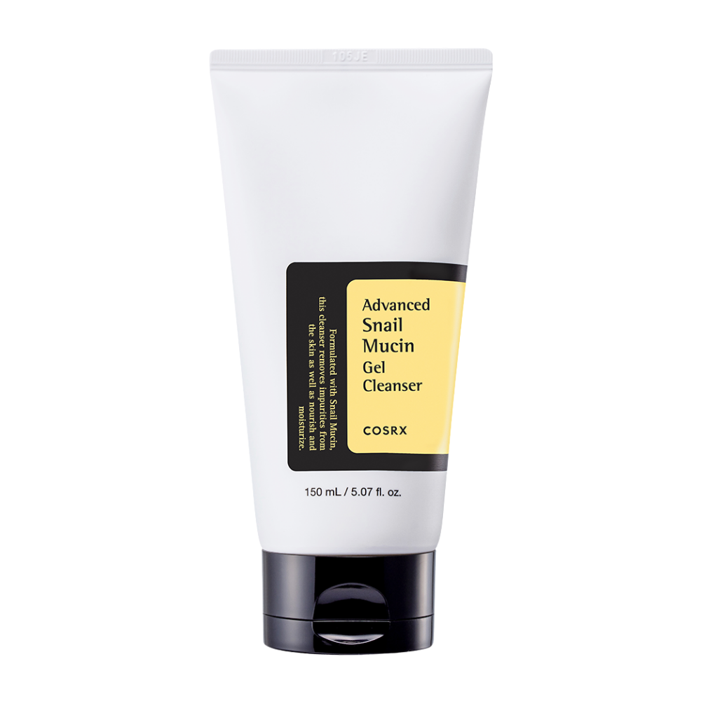 COSRX Advanced Snail Mucin Gel Cleanser 150ml regeneriert die Haut.