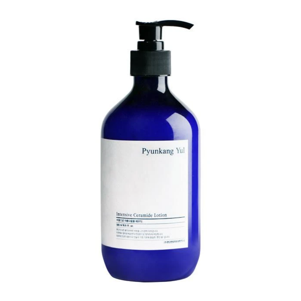 Eine Flasche Pyunkang Yul Intensive Ceramide Lotion 500ml.