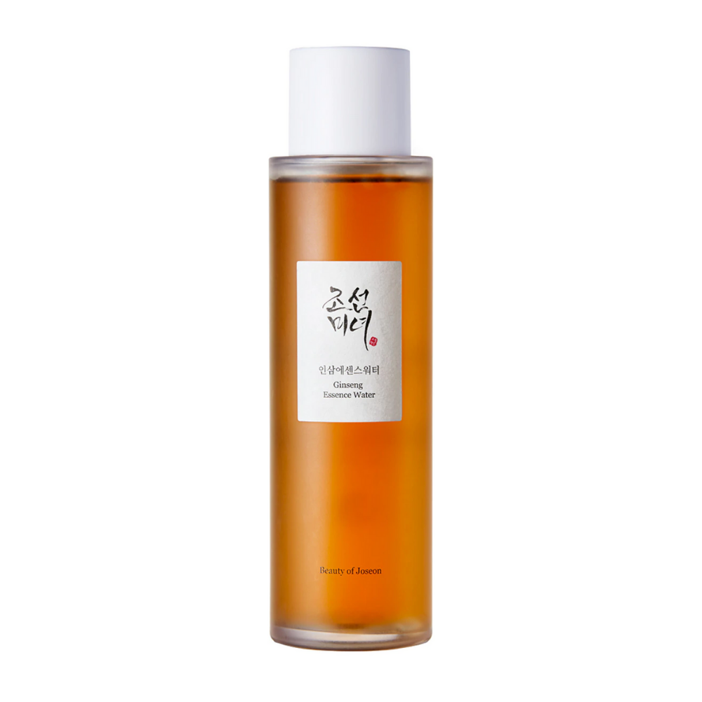 Eine Flasche Beauty of Joseon Ginseng Essence Water 150ml auf weißem Hintergrund.