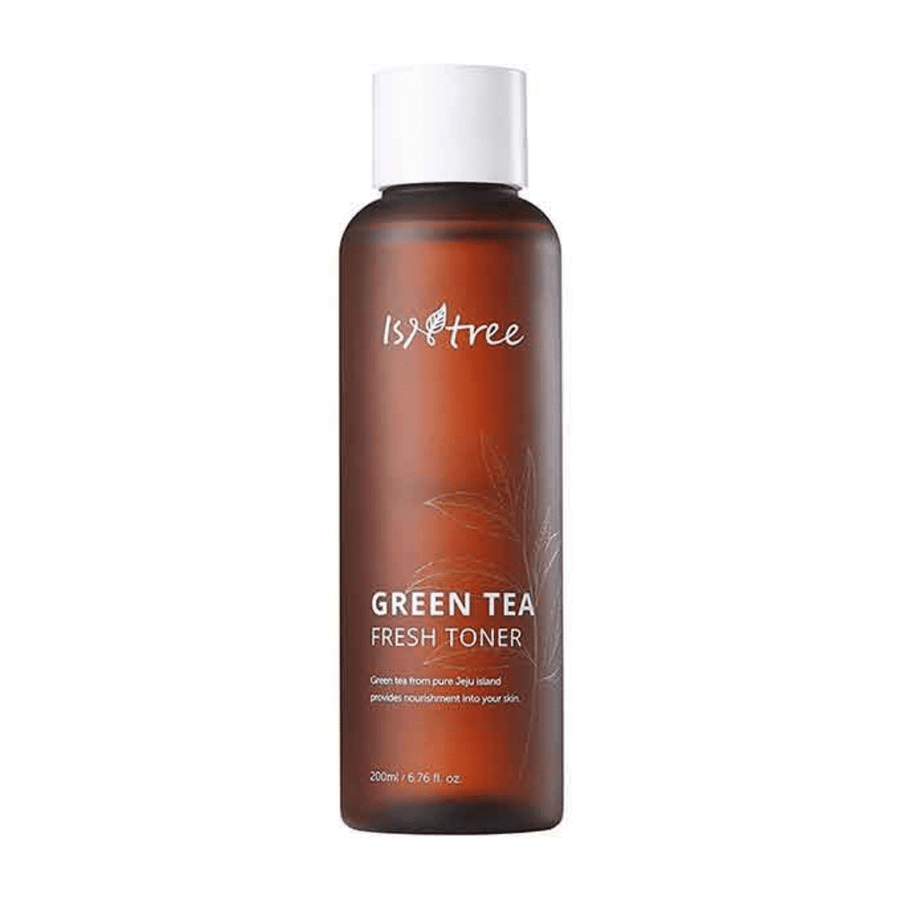 Isntree's Green Tea Fresh Toner 200ml med grönt teextrakt.