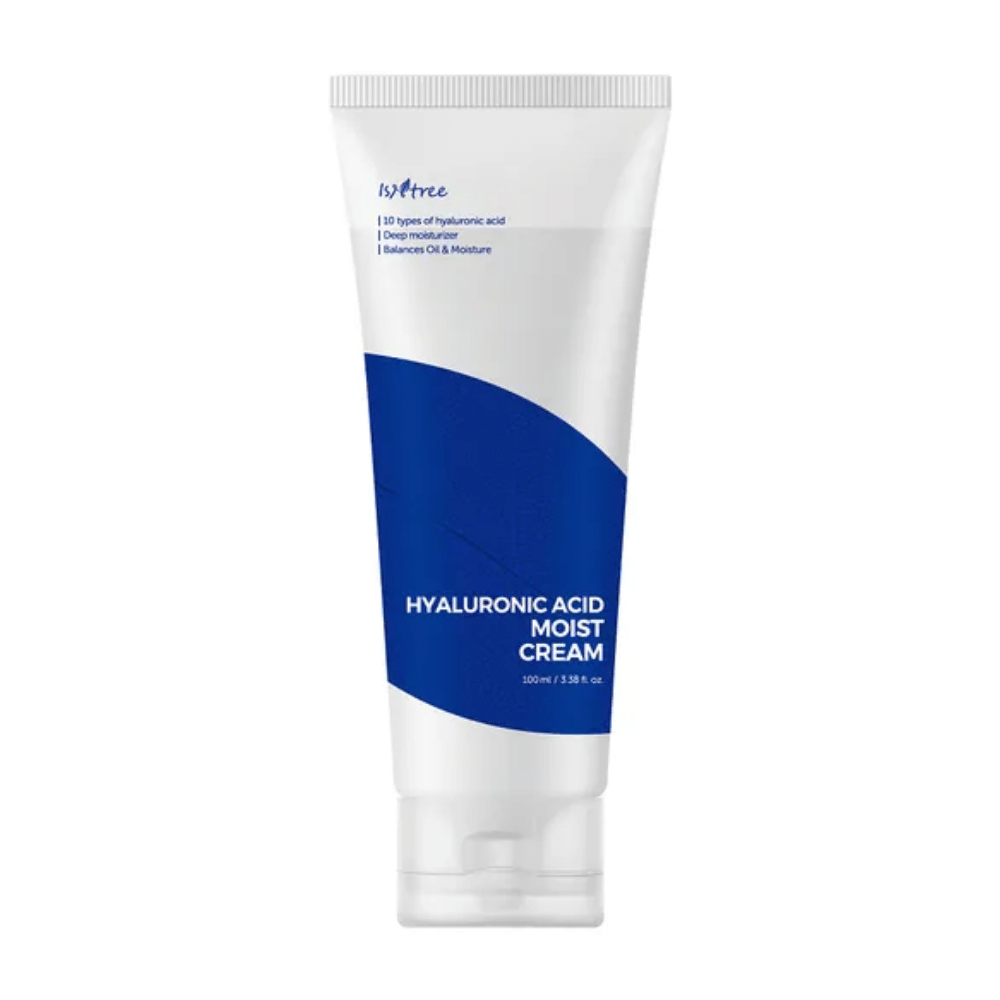 Eine Tube Isntree Hyaluronic Acid Moist Cream 100ml zur Feuchtigkeitspflege.